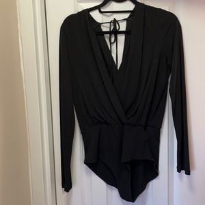 BCBGeneration deep v body suit